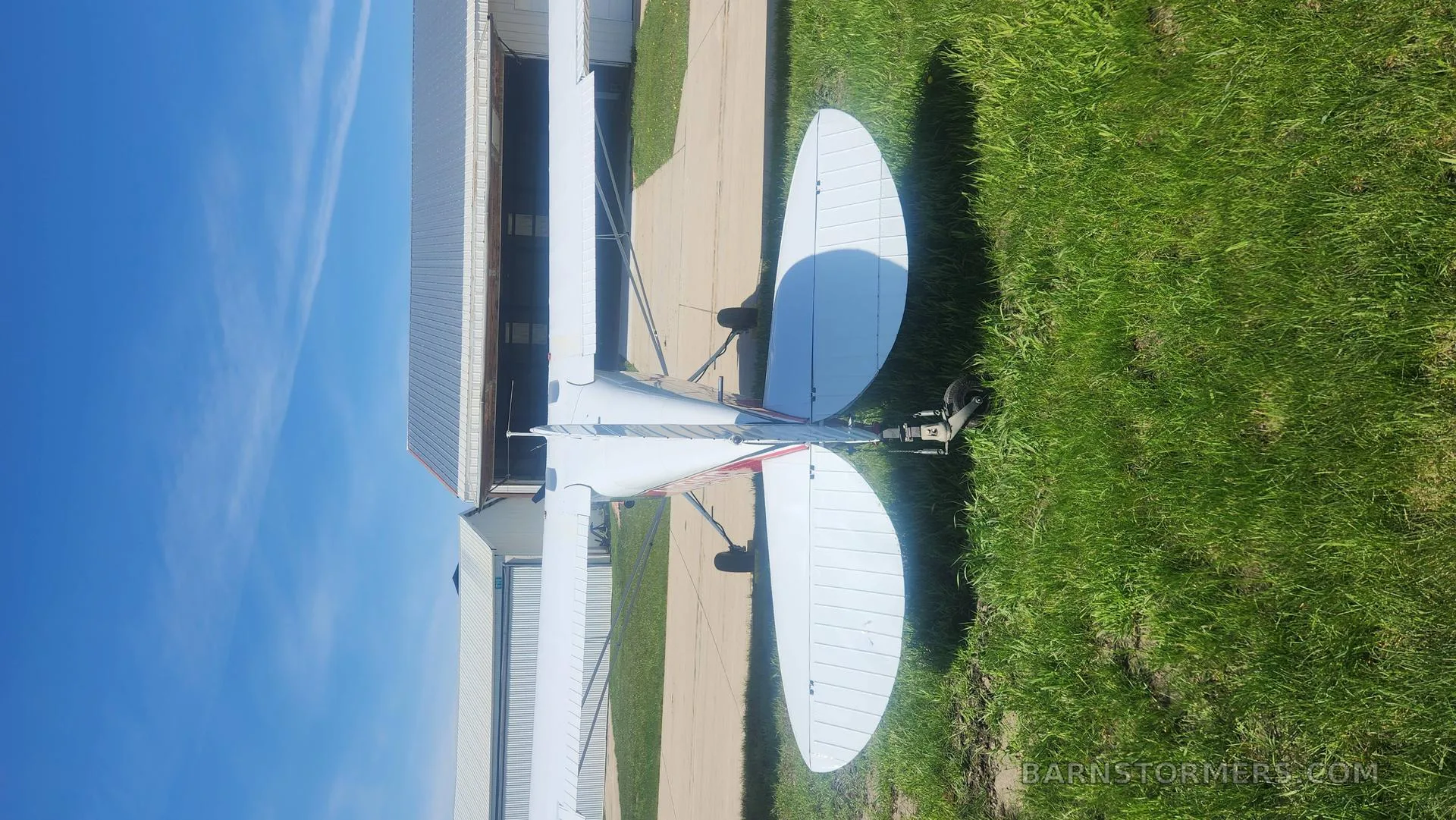 Exterior view of a Cessna.
