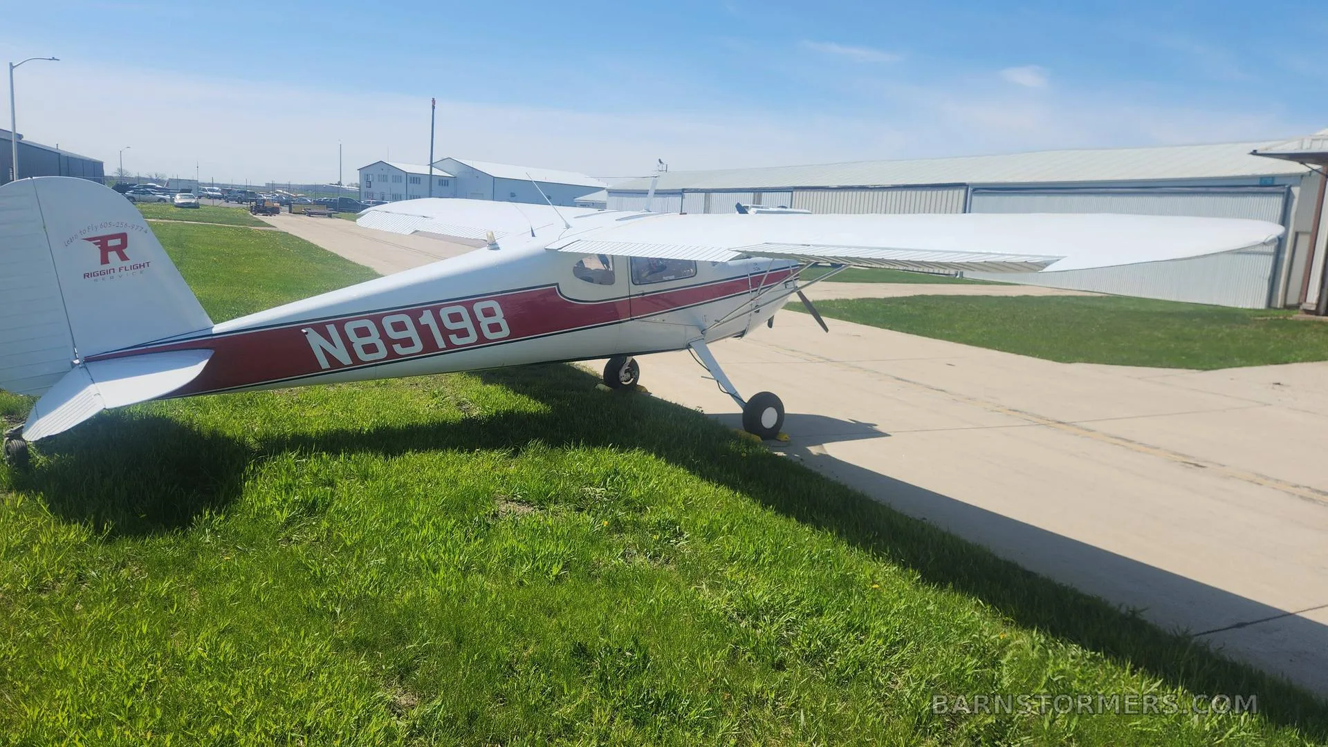 Exterior view of a Cessna.