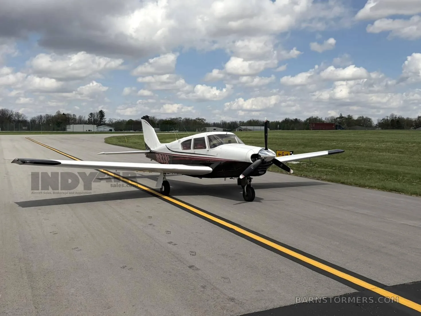 Exterior view of a Piper.