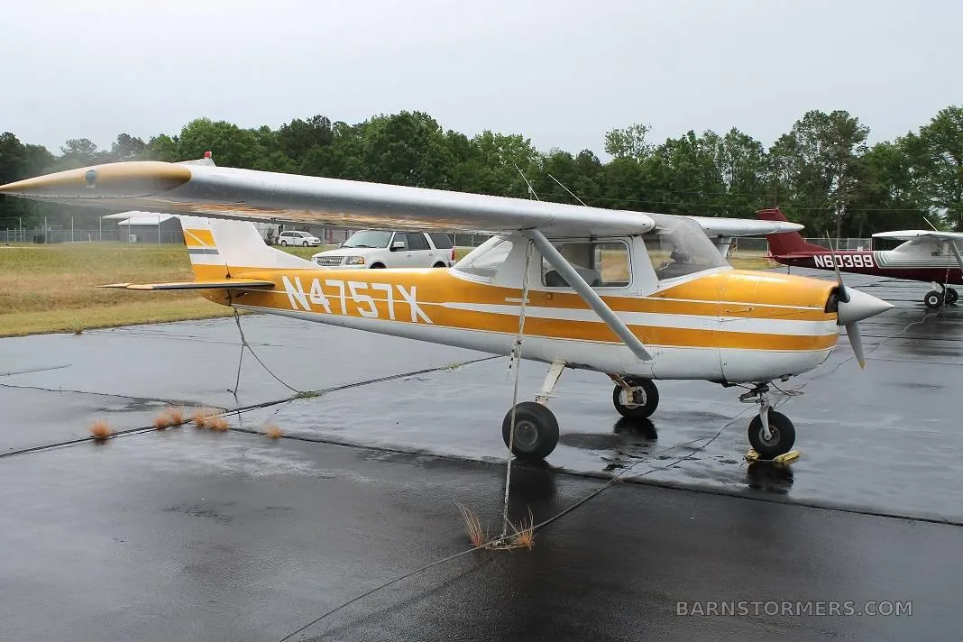 Exterior view of a 1966 Cessna 150G.