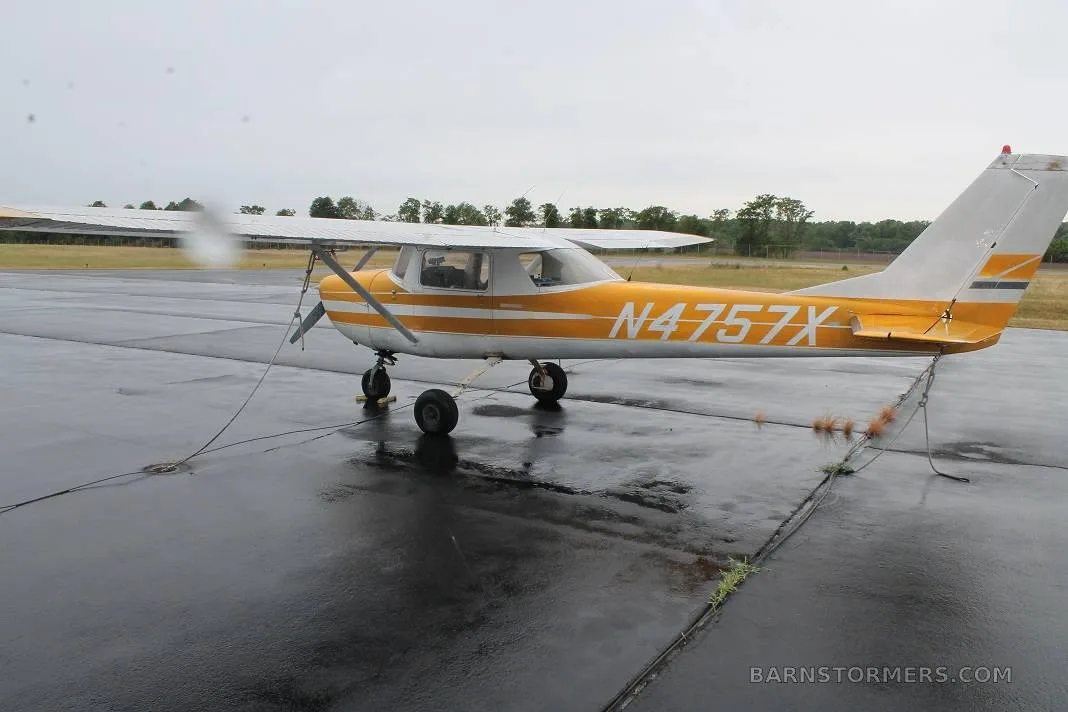 Exterior view of a 1966 Cessna 150G.