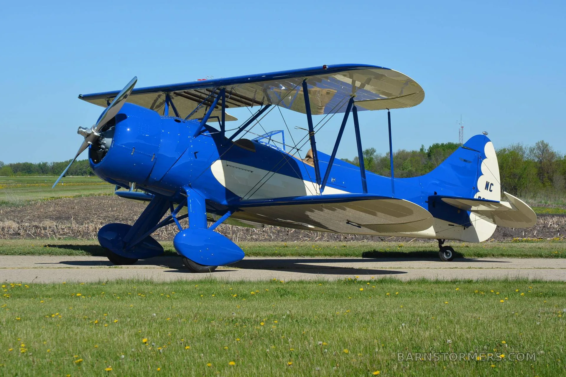 Exterior view of a Waco.
