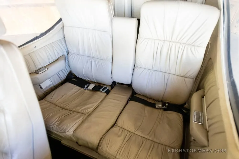 Cabin interior of a 1977 Rockwell COMMANDER 114.
