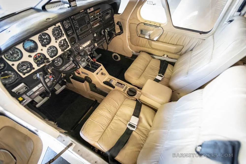 Cabin interior of a 1977 Rockwell COMMANDER 114.