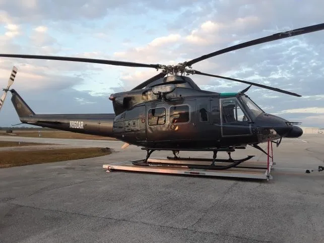 Exterior view of a 1990 BELL 412SP, N860AR.