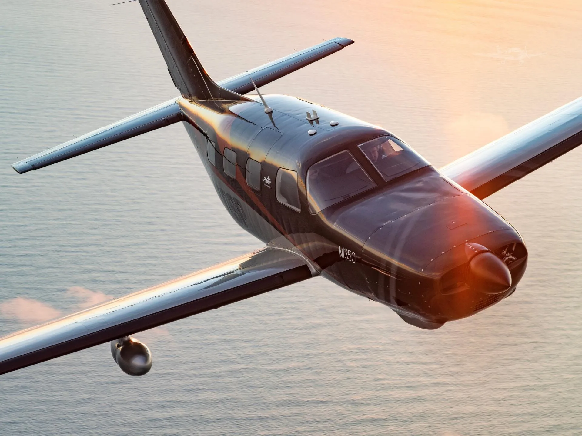 Marketing image of a 2026 PIPER M350.
