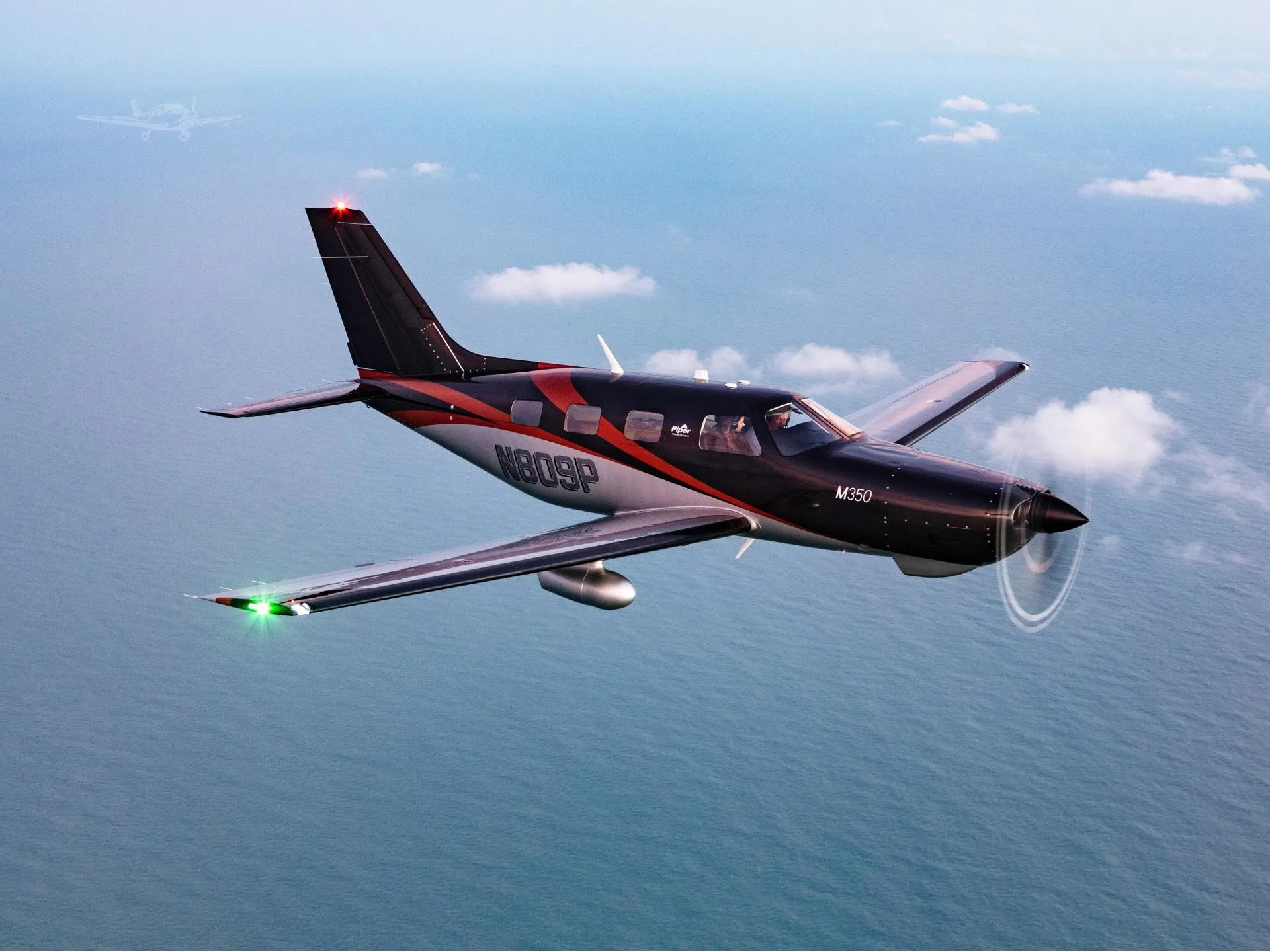 Marketing image of a 2026 PIPER M350.