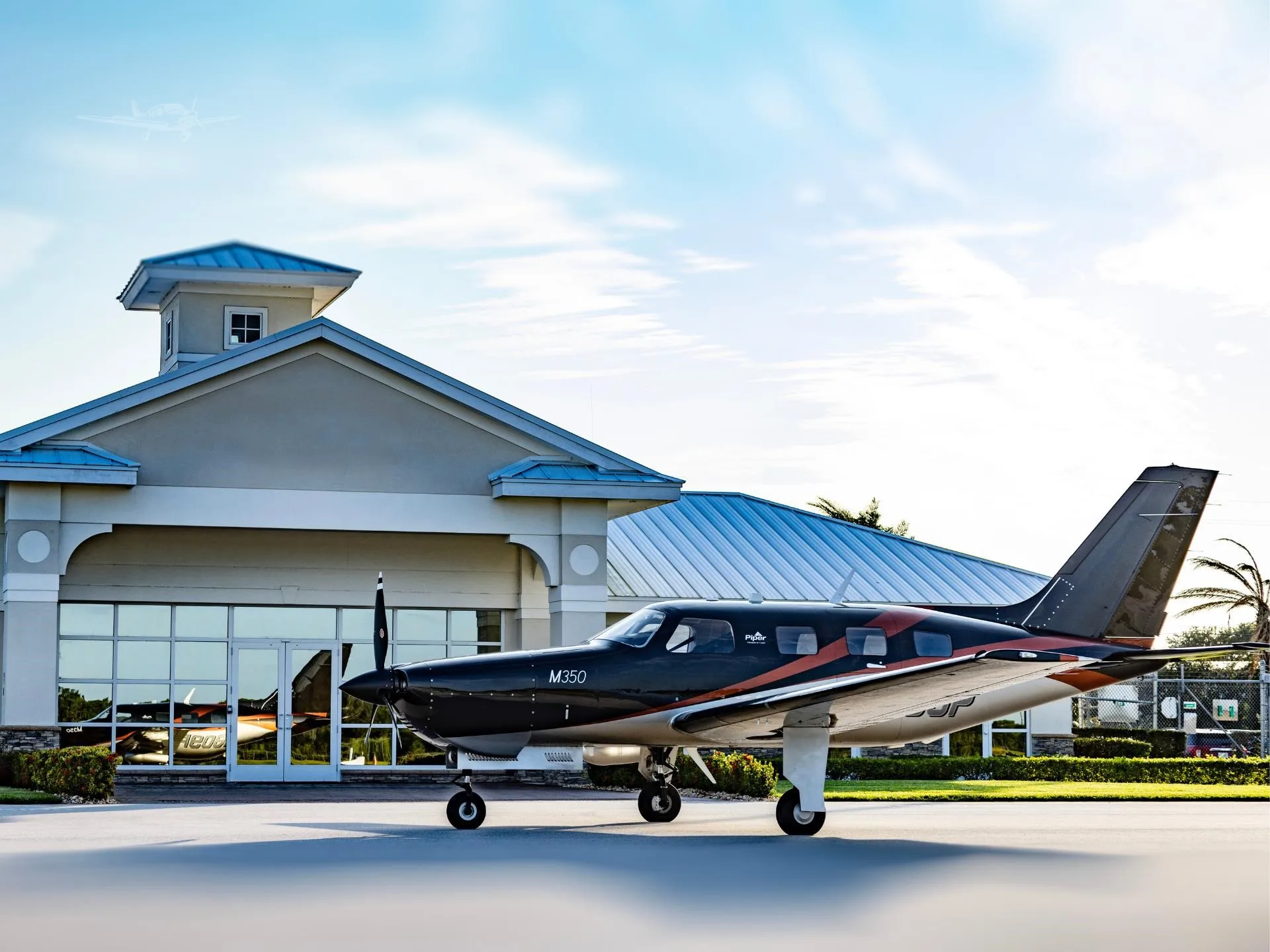 Marketing image of a 2026 PIPER M350.