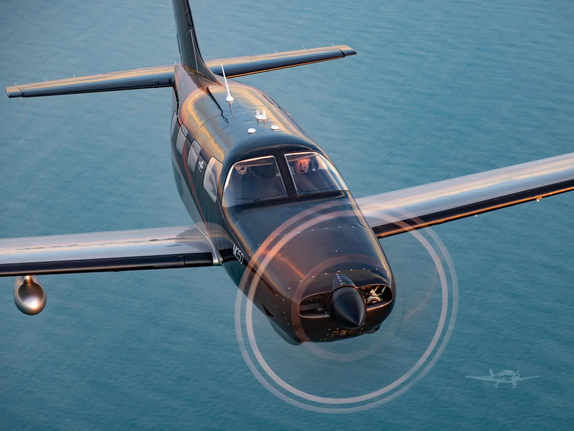 Marketing image of a 2026 PIPER M350.
