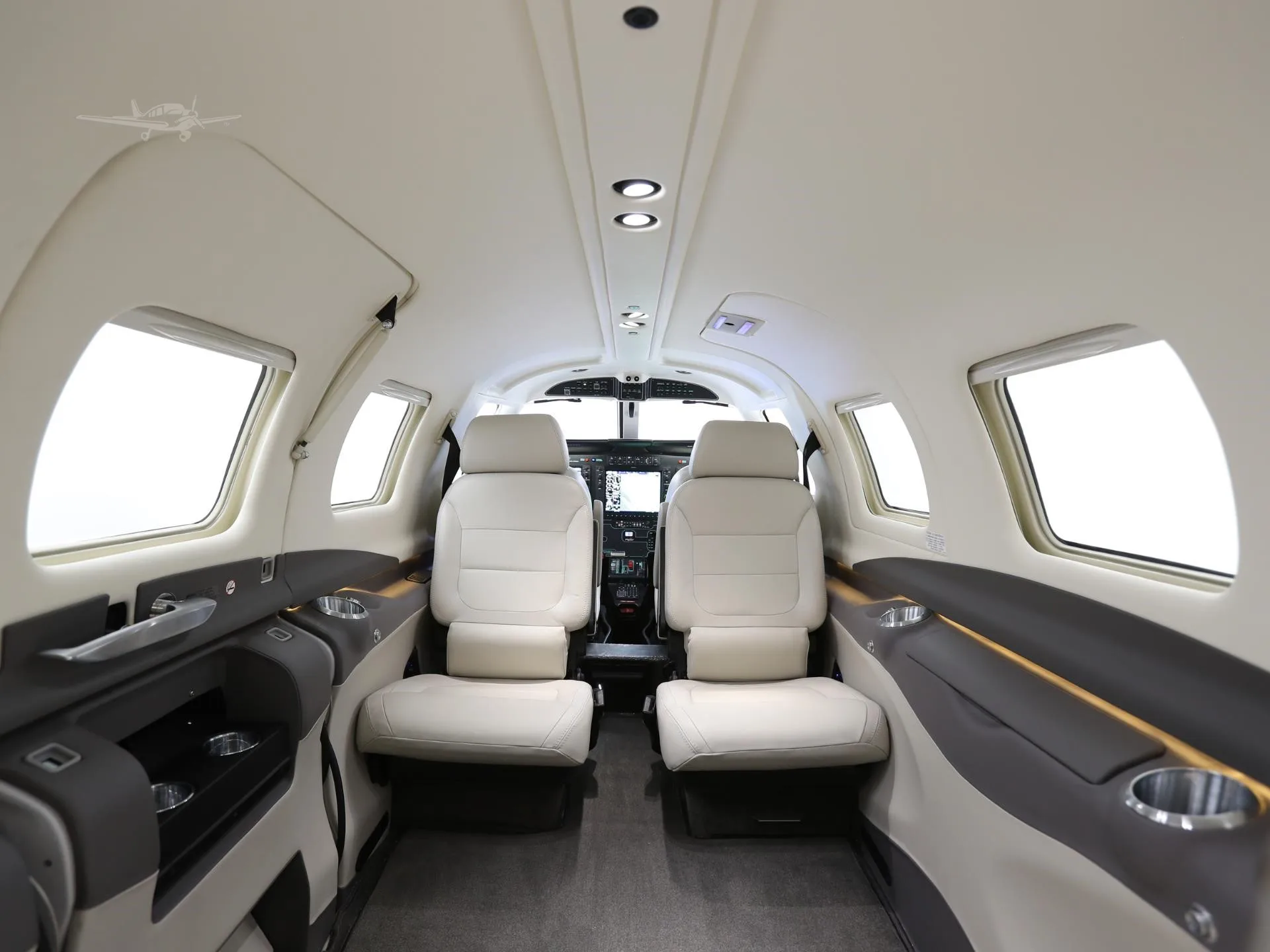 Cabin interior of a 2026 PIPER M500.