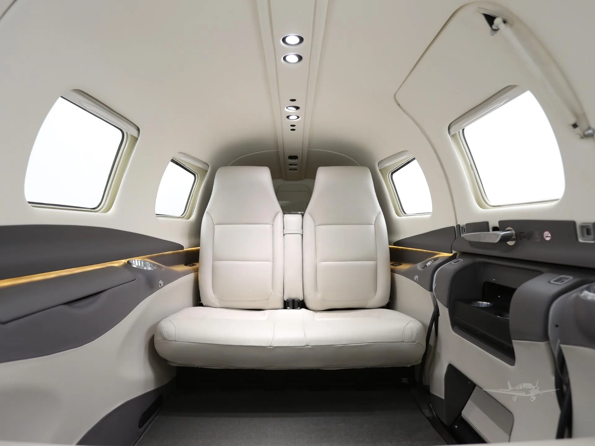 Cabin interior of a 2026 PIPER M500.