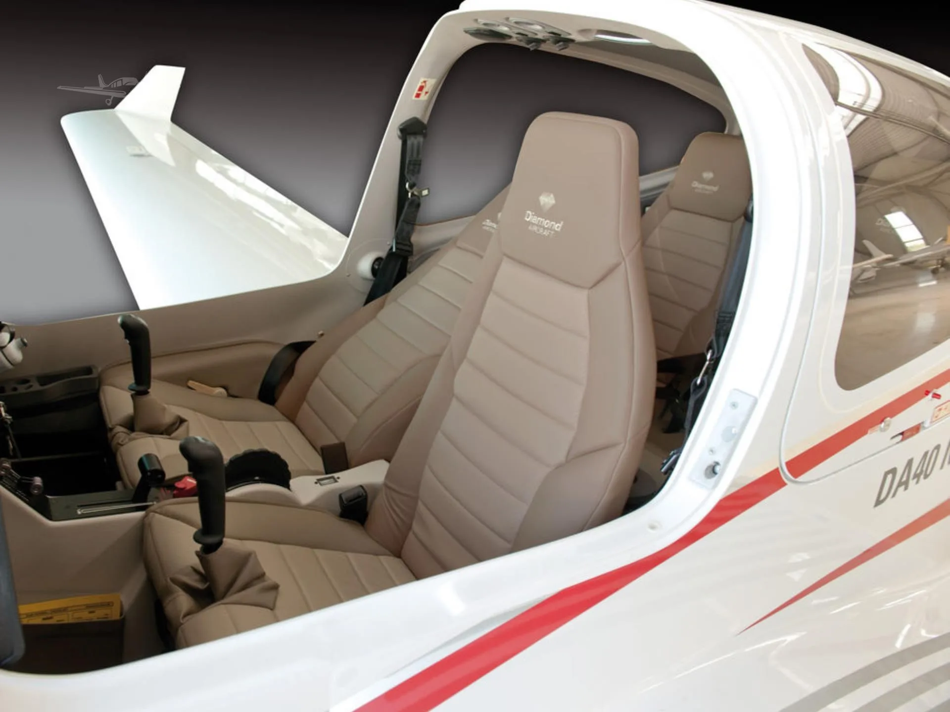 Cabin interior of a 2026 DIAMOND DA40 NG.