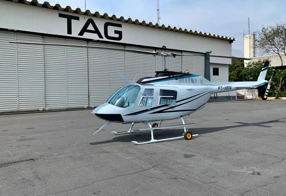 Exterior view of a 1992 BELL 206B III.