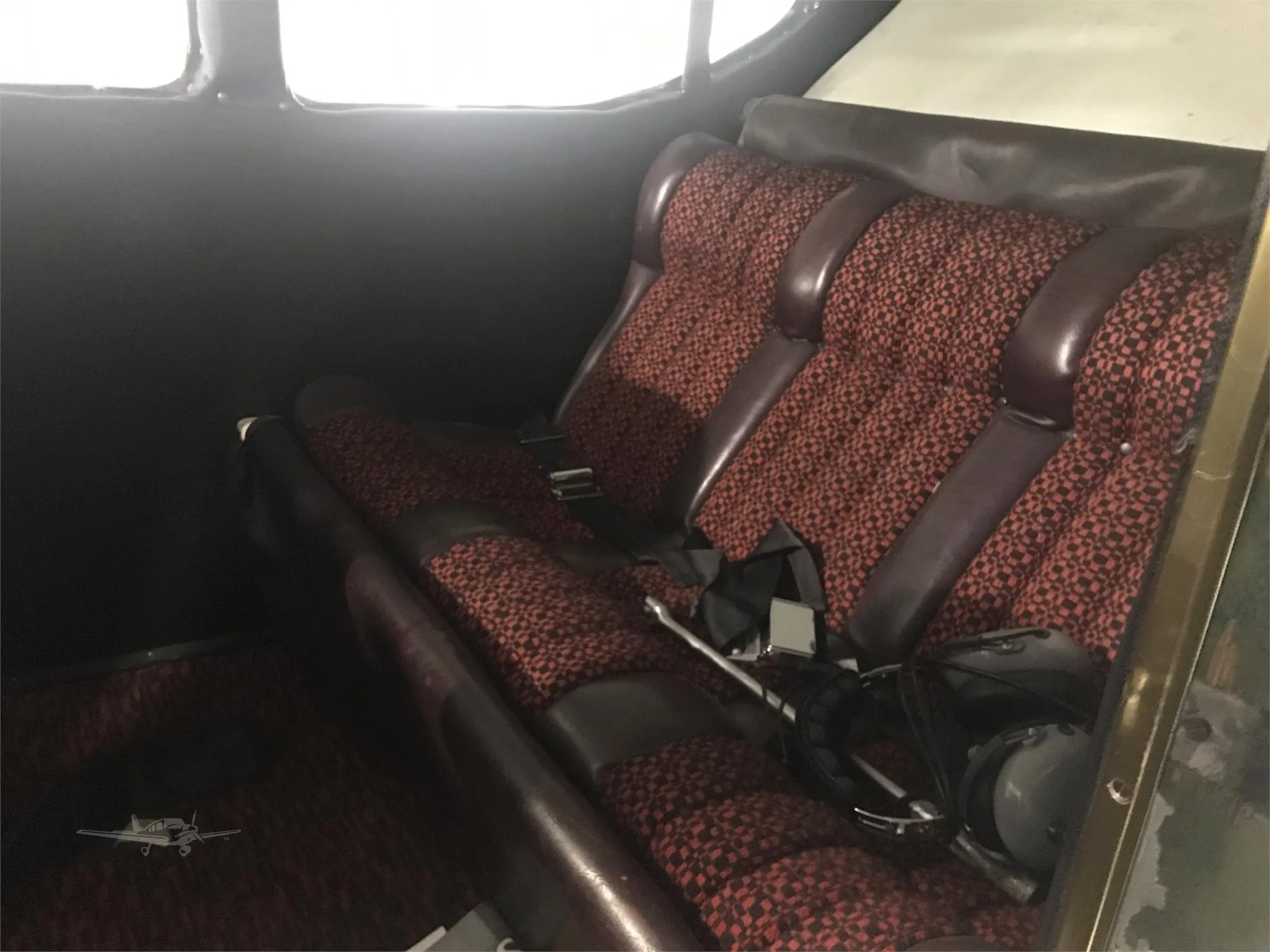 Cabin interior of a 1943 STINSON V77 GULLWING.