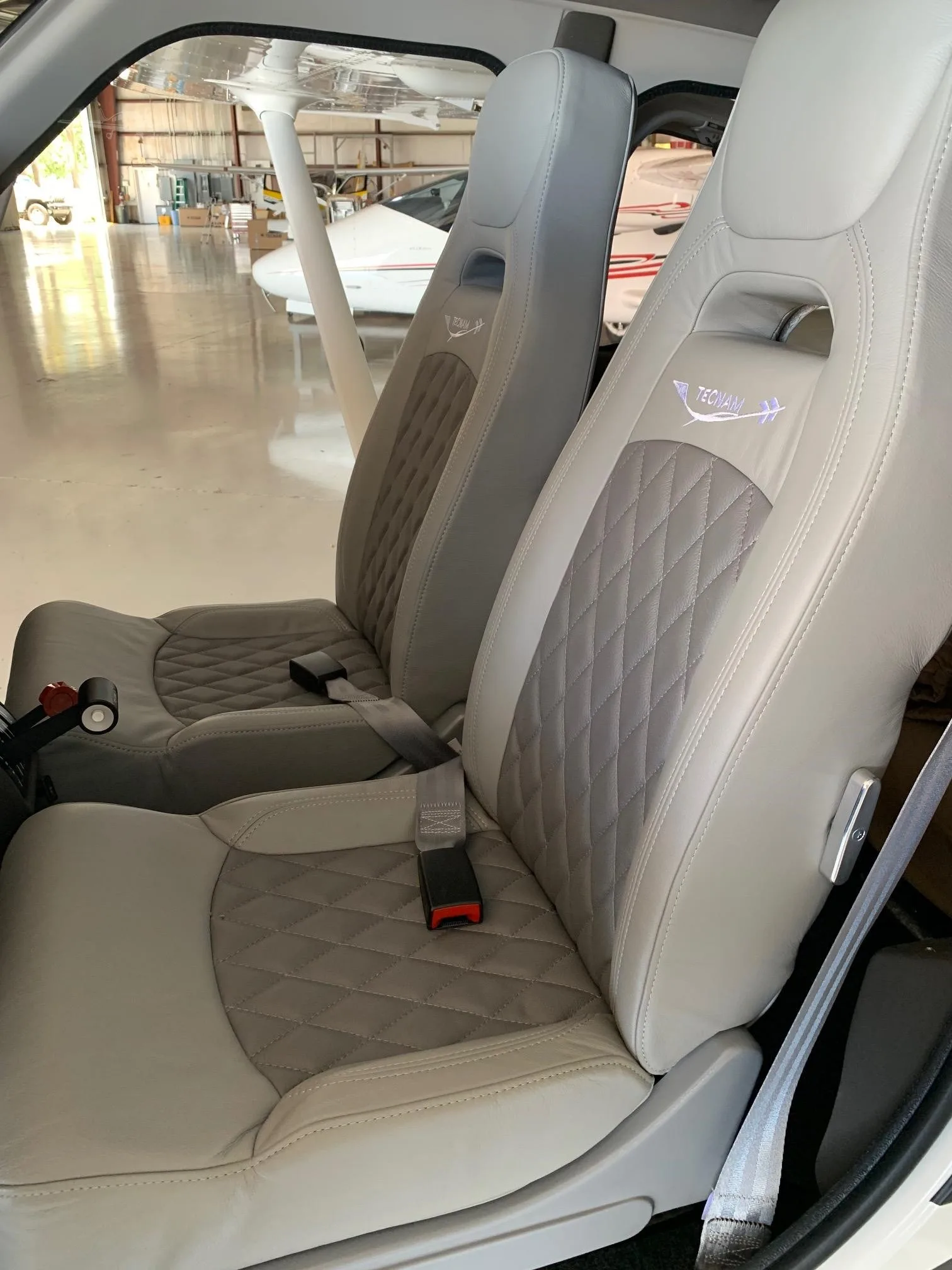 Cabin interior of a 2021 TECNAM P2010.
