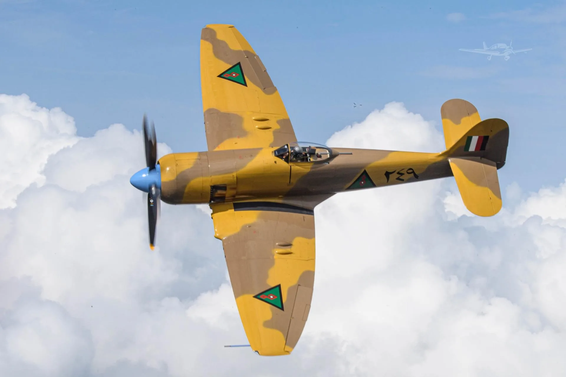 Marketing image of a 1947 HAWKER SEA FURY MK X.
