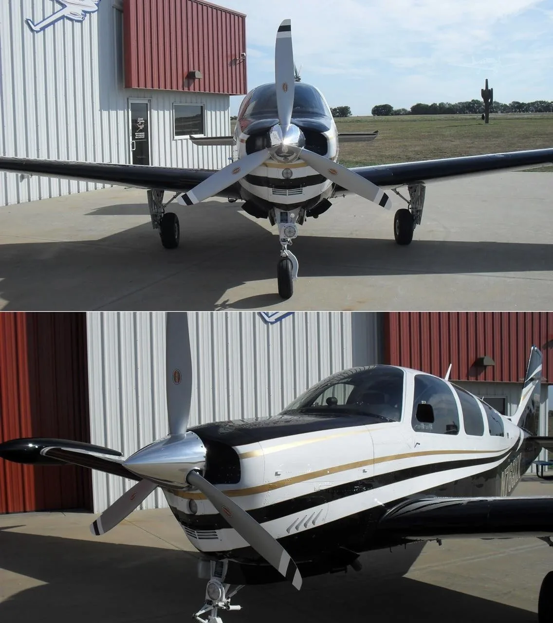Exterior view of a 1980 BEECHCRAFT F33A BONANZA, N769XX.