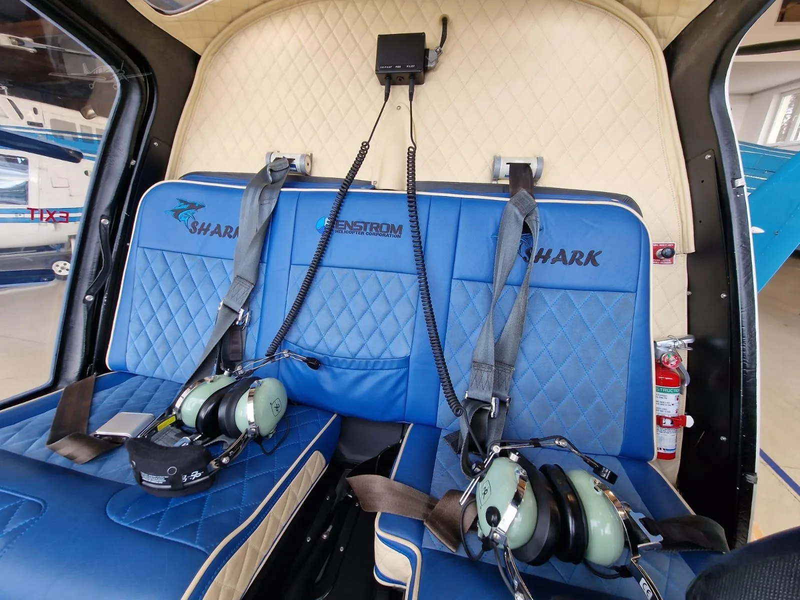 Cabin interior of a 1980 ENSTROM 280C SHARK.