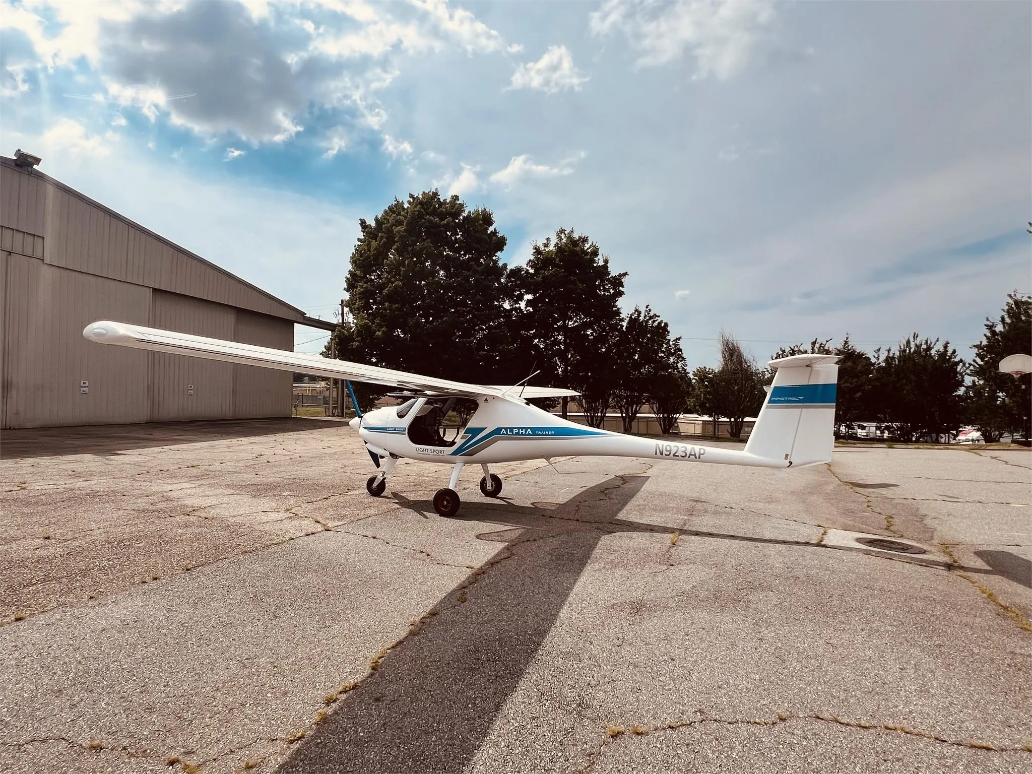 Exterior view of a 2026 PIPISTREL ALPHA TRAINER.