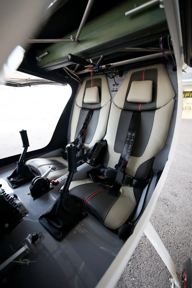 Cabin interior of a 2026 PIPISTREL ALPHA TRAINER.
