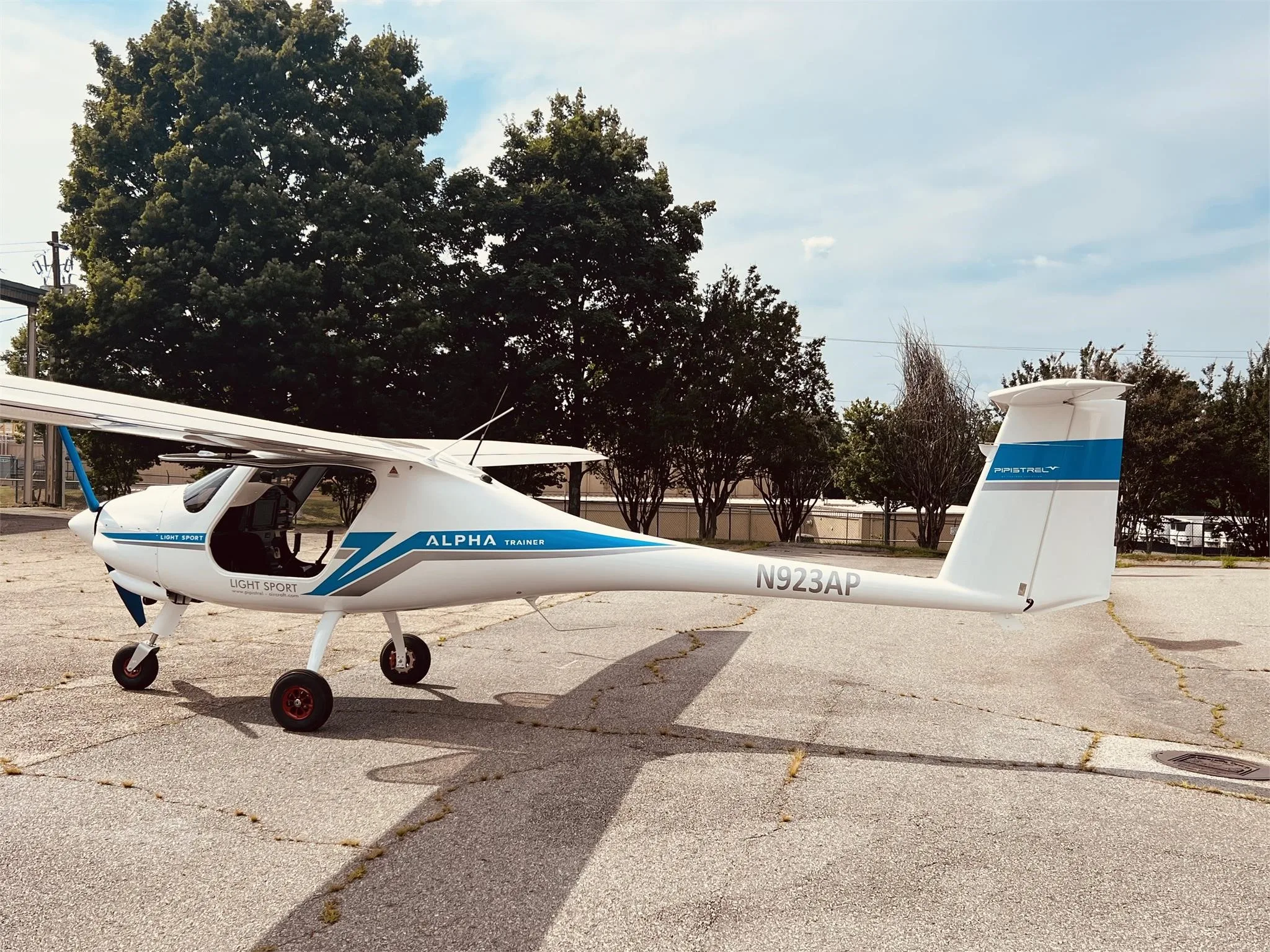 Exterior view of a 2026 PIPISTREL ALPHA TRAINER.