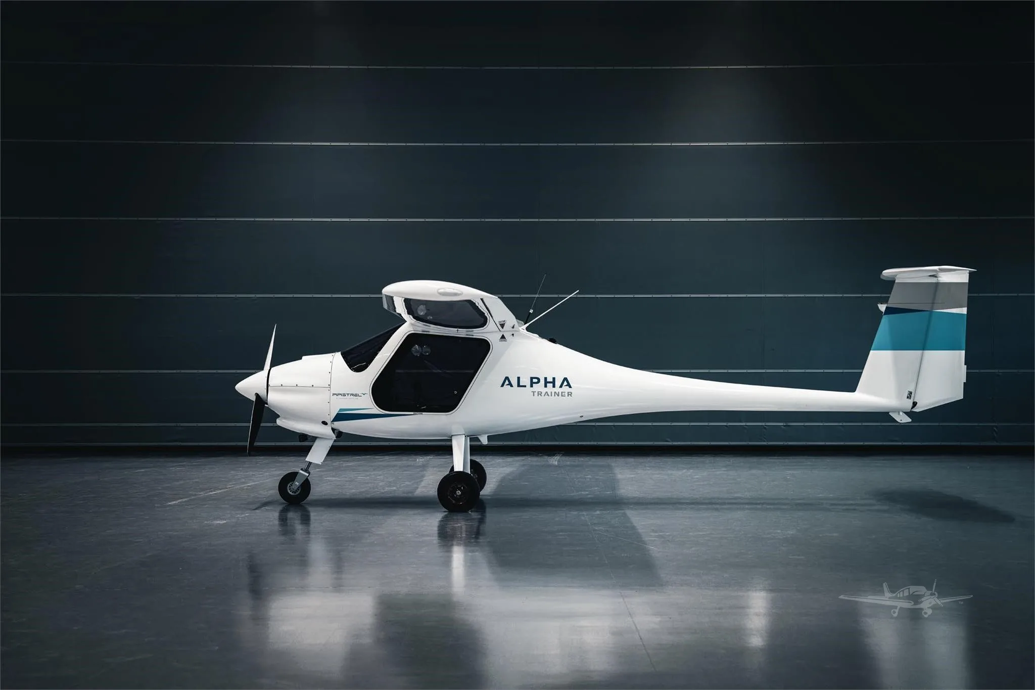 Marketing image of a 2026 PIPISTREL ALPHA TRAINER.