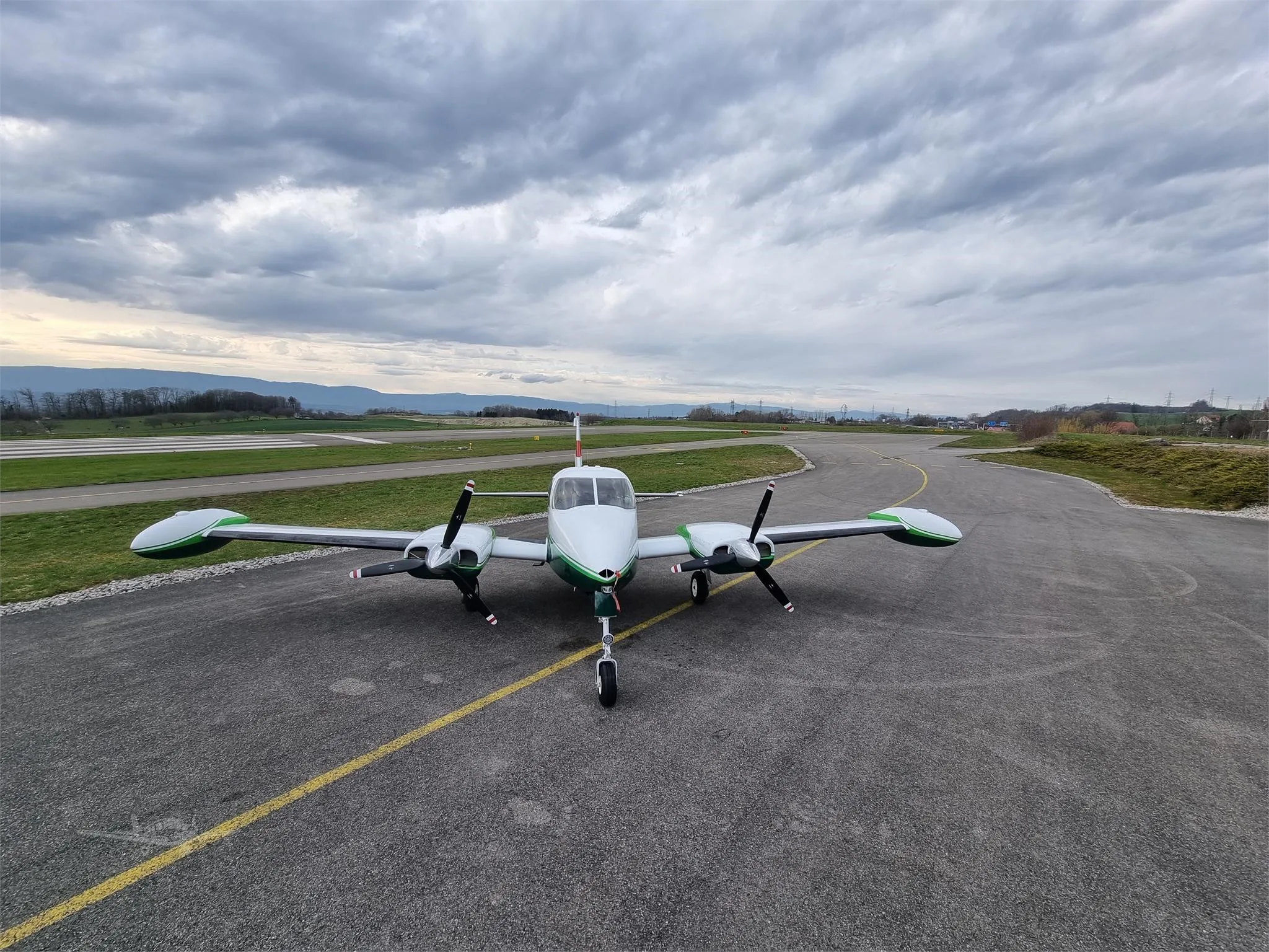 Exterior view of a 1961 CESSNA 310F, N310MB.