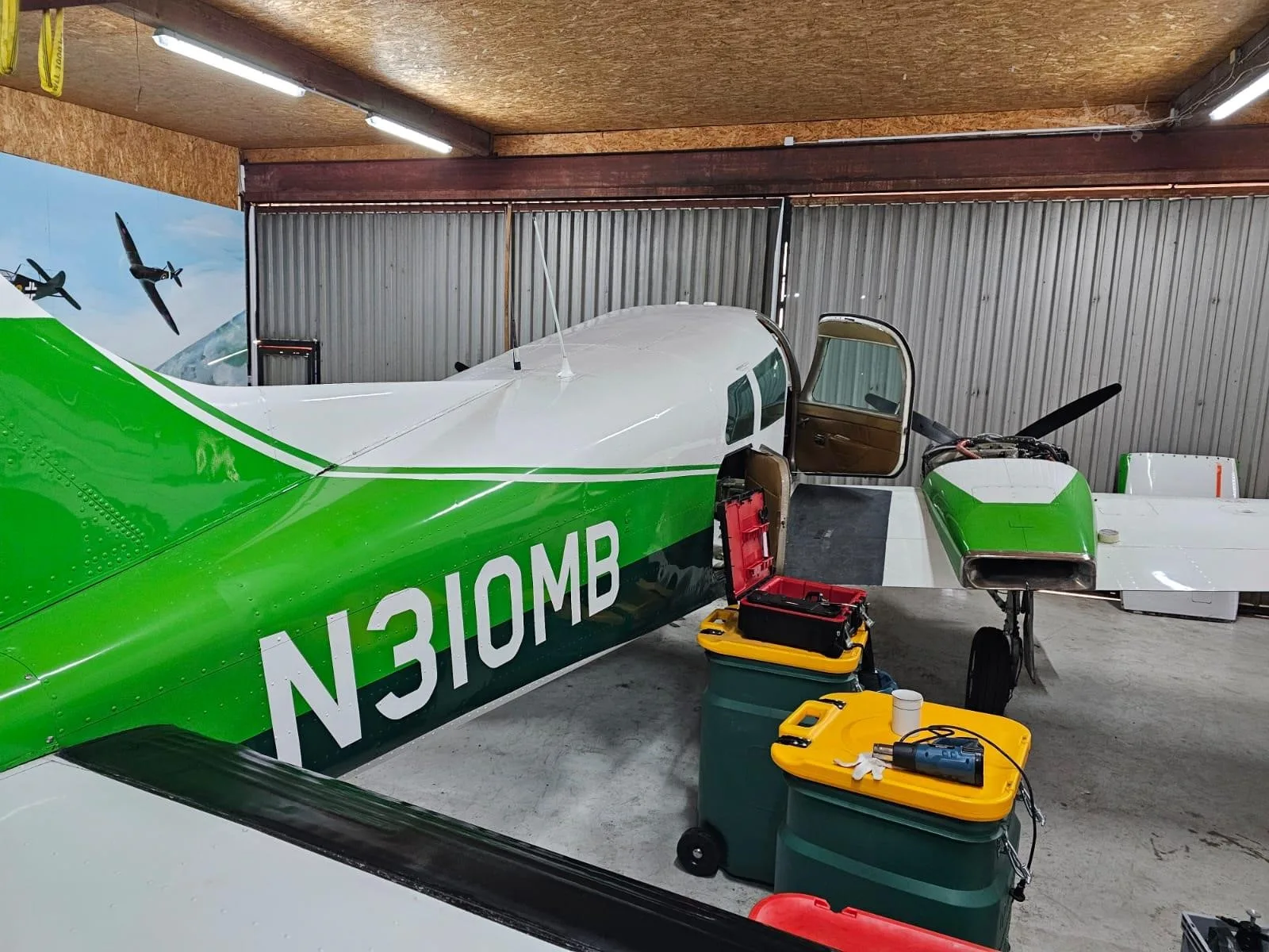 Exterior view of a 1961 CESSNA 310F, N310MB.