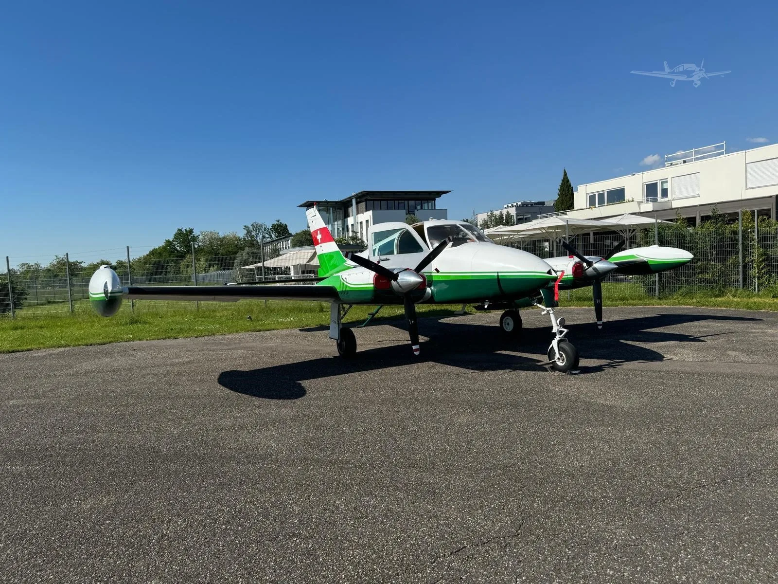 Exterior view of a 1961 CESSNA 310F, N310MB.