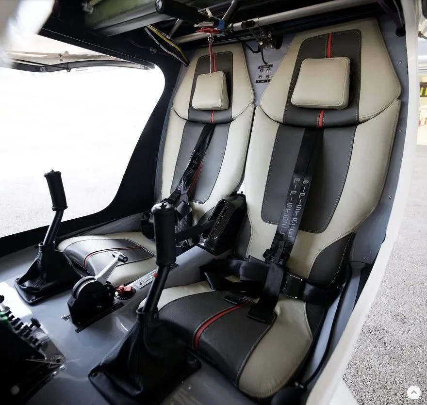 Cabin interior of a 2026 PIPISTREL ALPHA TRAINER.