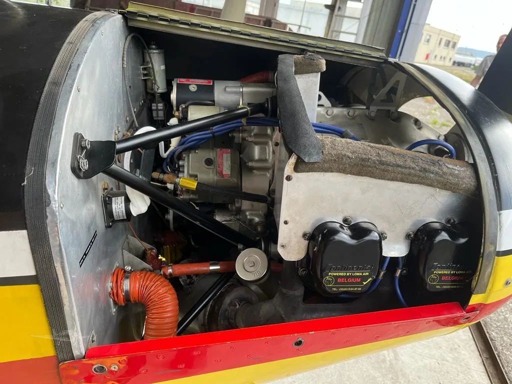 Engine detail of a 1962 JODEL D11.