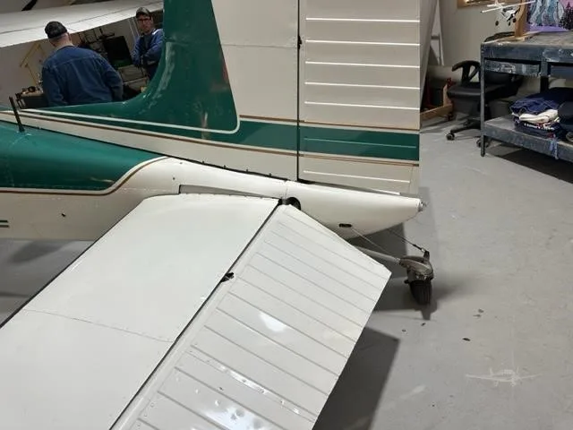 Cabin interior of a 1955 CESSNA 180.