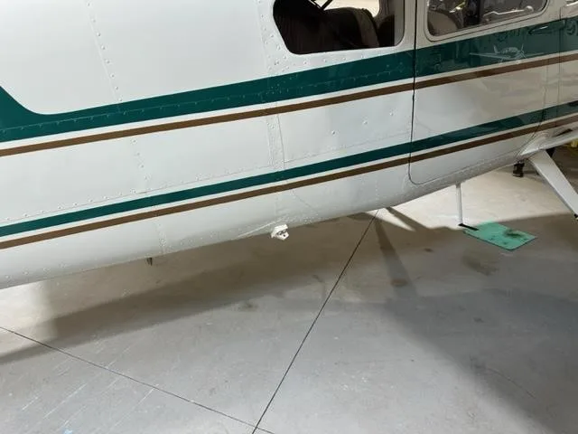 Exterior view of a 1955 CESSNA 180, C-FICR.