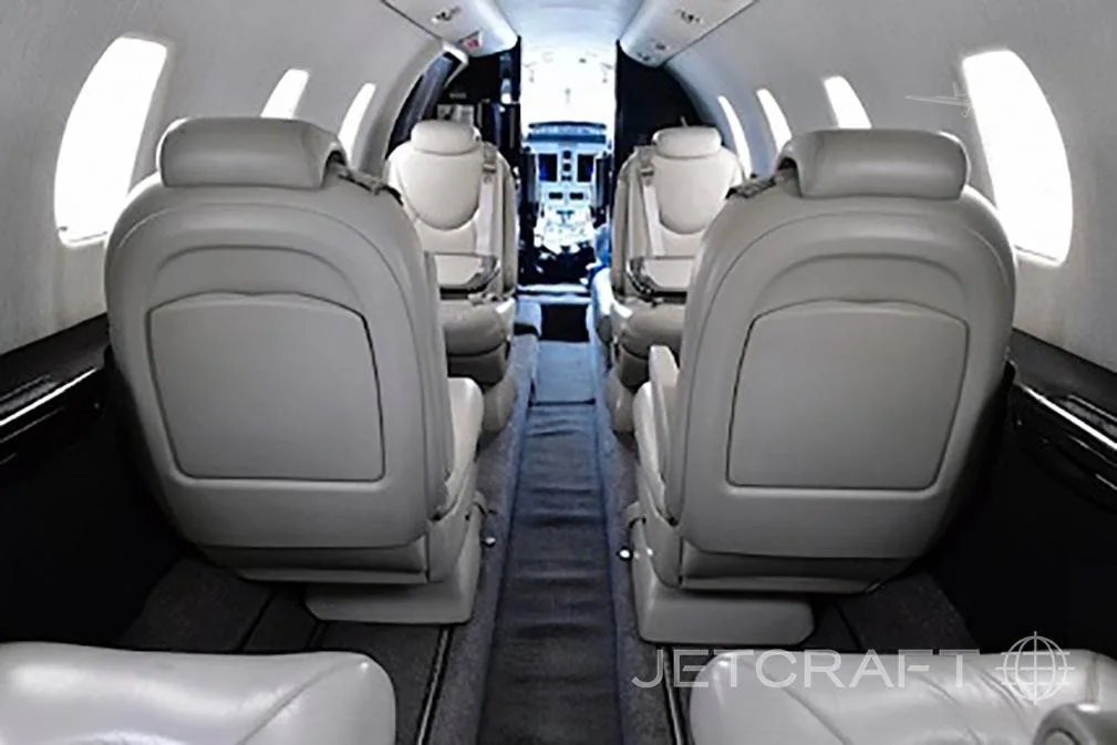 Cabin interior of a 2014 CESSNA CITATION XLS+.