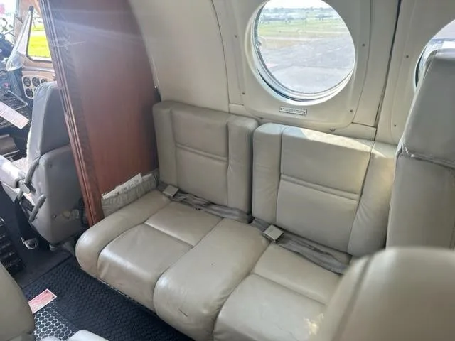 Cabin interior of a 1976 BEECHCRAFT KING AIR B100.