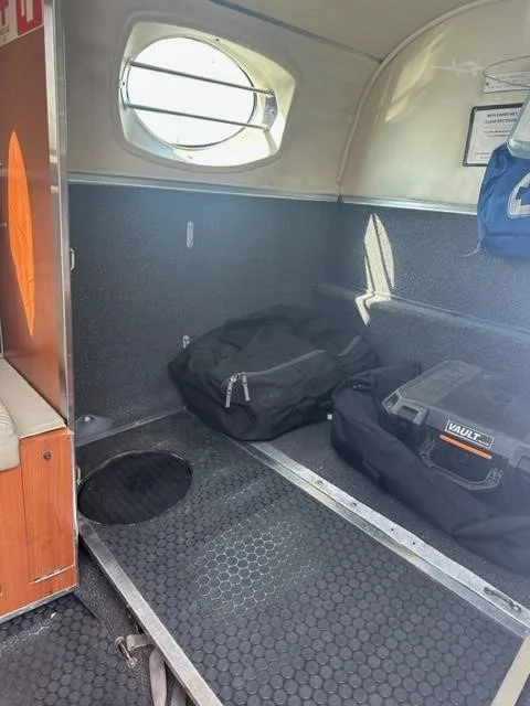 Cabin interior of a 1976 BEECHCRAFT KING AIR B100.