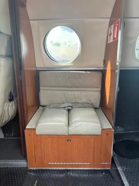 Cabin interior of a 1976 BEECHCRAFT KING AIR B100.