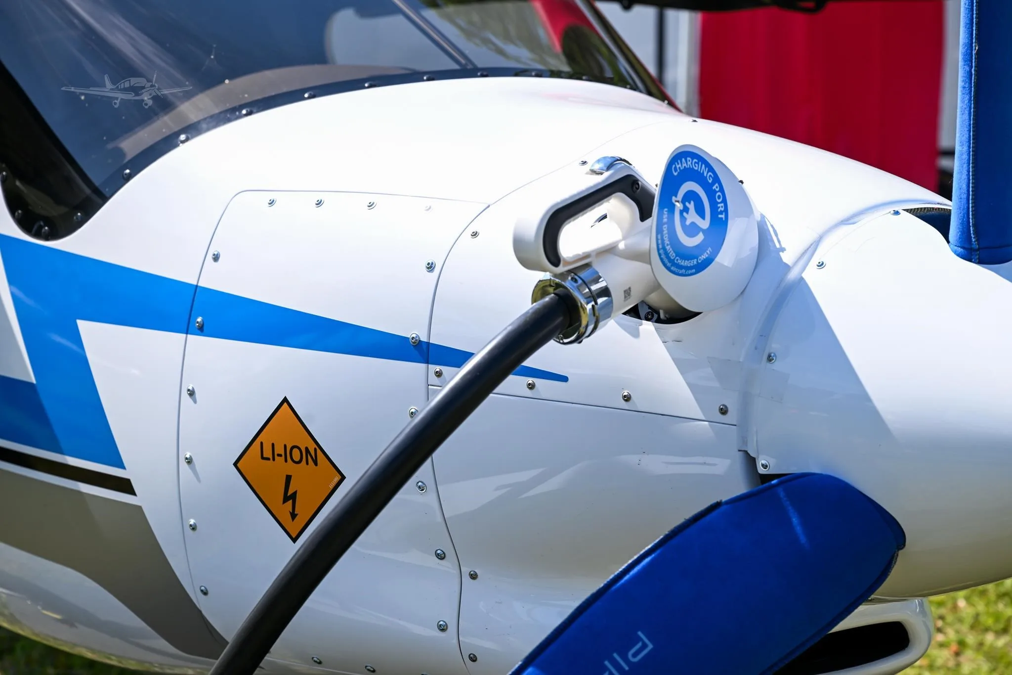 Engine detail of a 2026 PIPISTREL VELIS ELECTRO.