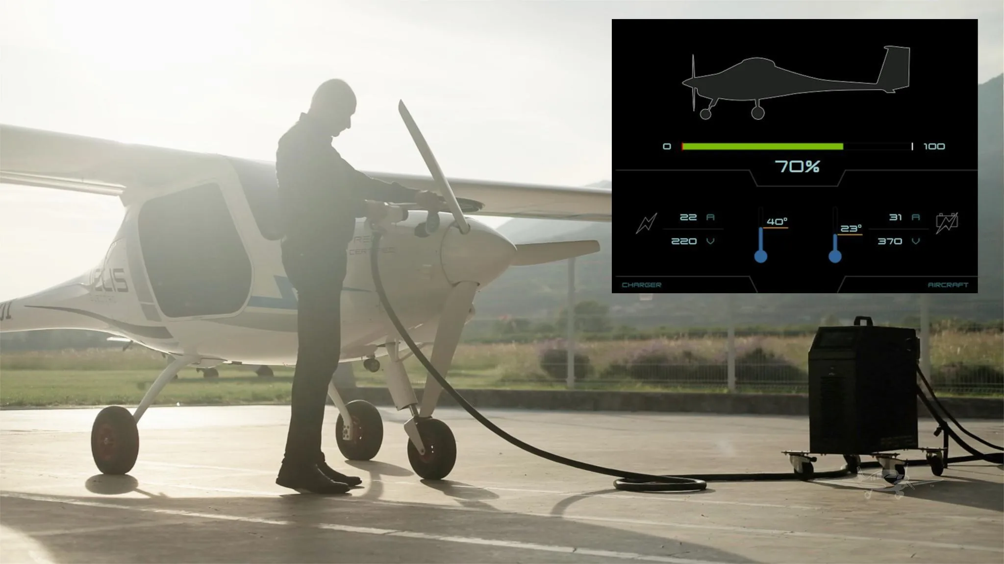 Marketing image of a 2026 PIPISTREL VELIS ELECTRO.