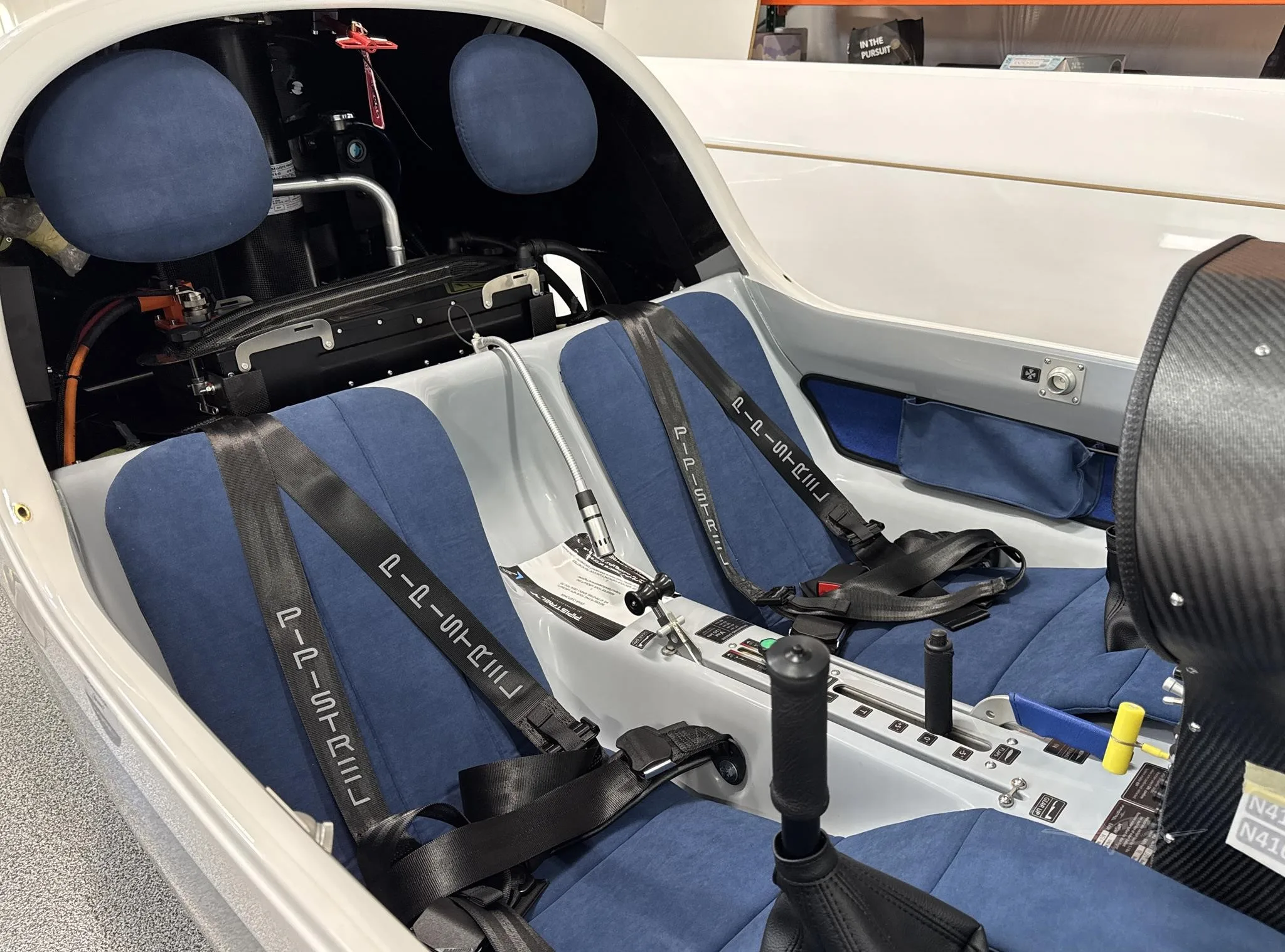 Cabin interior of a 2025 PIPISTREL TAURUS ELECTRO G2.
