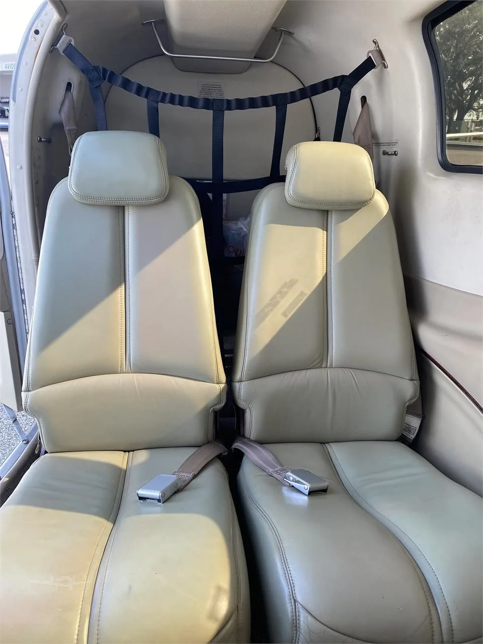 Cabin interior of a 2012 BEECHCRAFT G58 BARON.