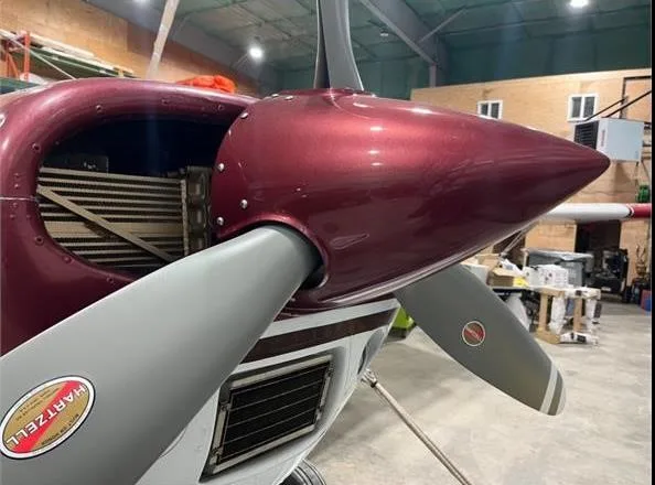 Engine detail of a 1961 CESSNA 185 FLOATPLANE.