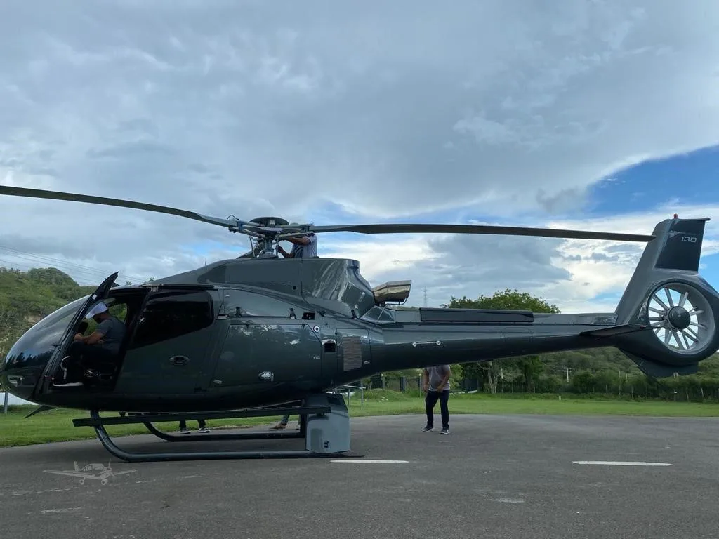 Exterior view of a 2006 EUROCOPTER EC130B4.