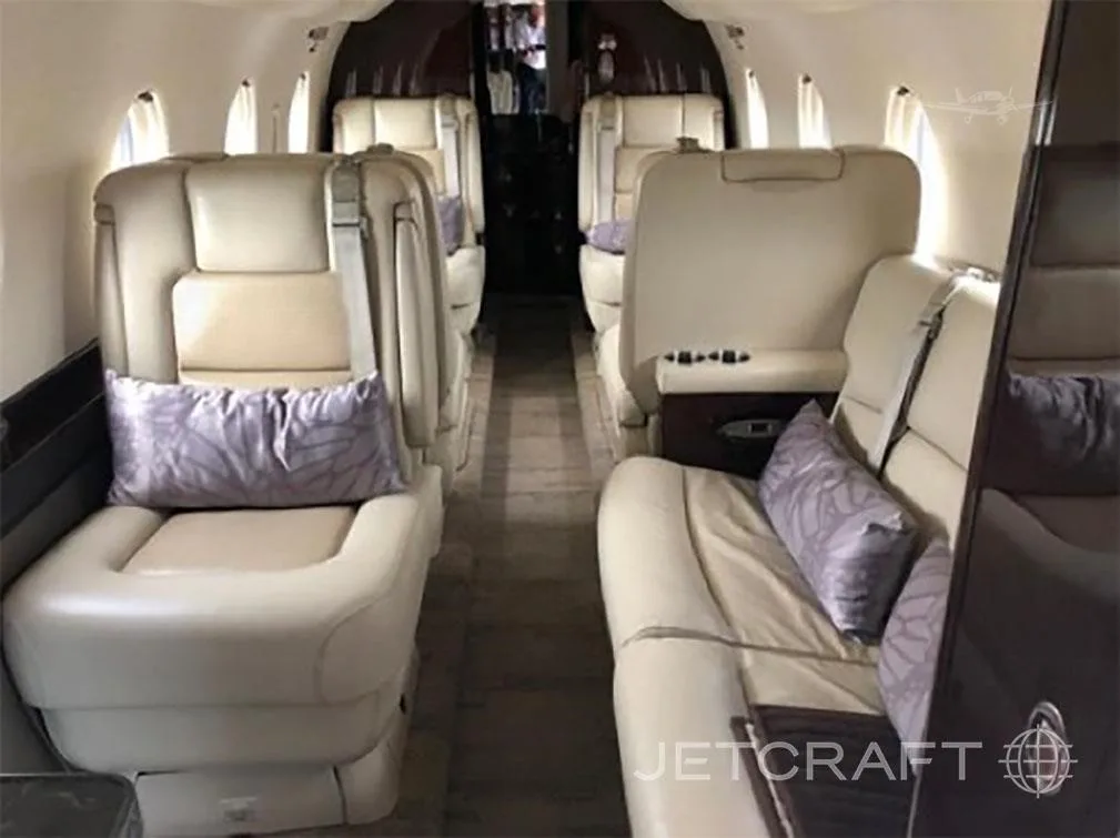 Cabin interior of a 2008 GULFSTREAM G150.