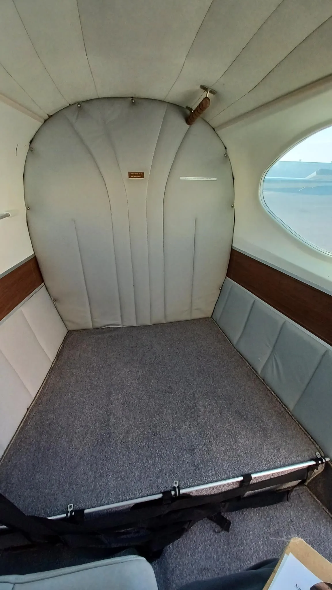 Cabin interior of a 1974 PIPER NAVAJO CHIEFTAIN.