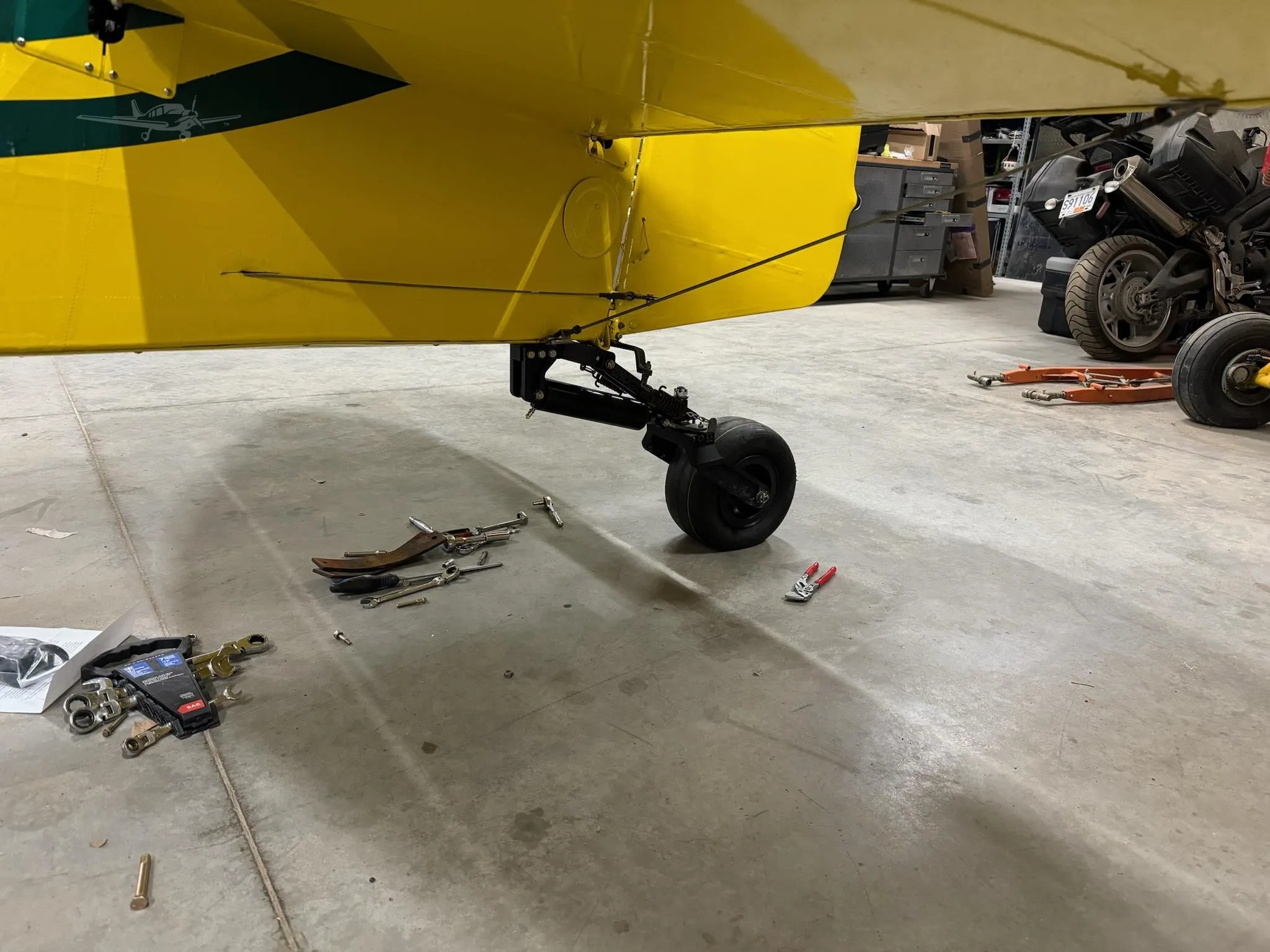 Exterior view of a 2003 PIPER SUPER CUB, C-FIXR.