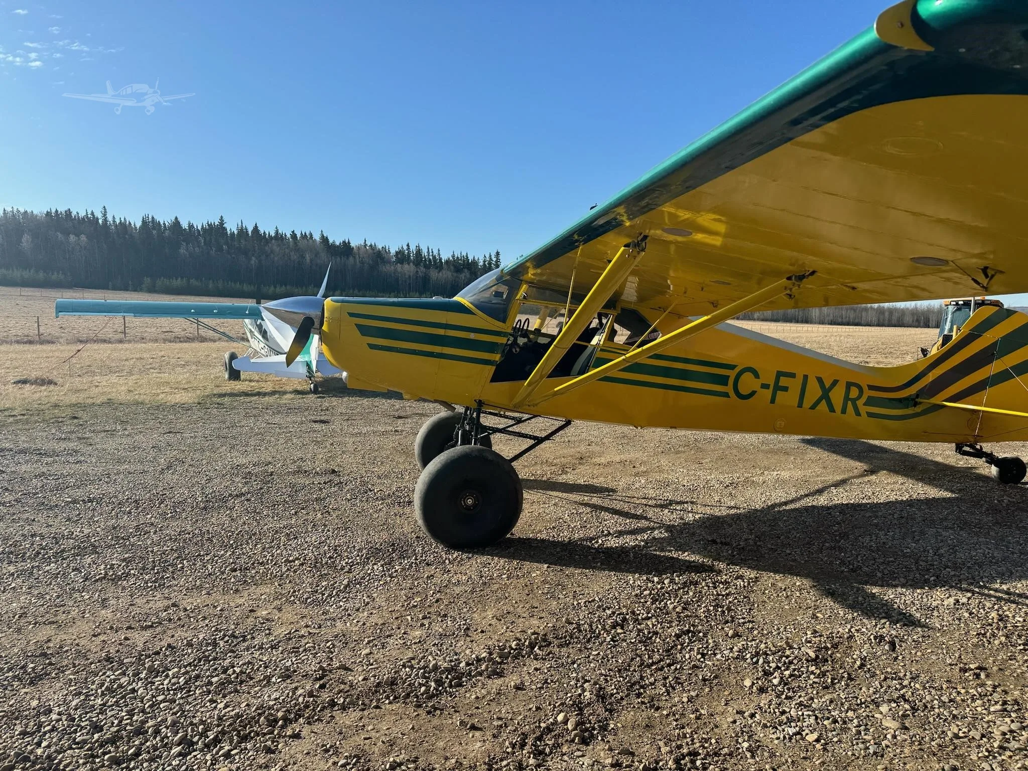 Exterior view of a 2003 PIPER SUPER CUB, C-FIXR.