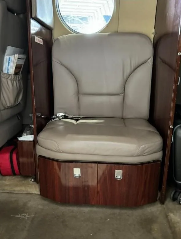 Cabin interior of a 2006 BEECHCRAFT KING AIR C90GT.