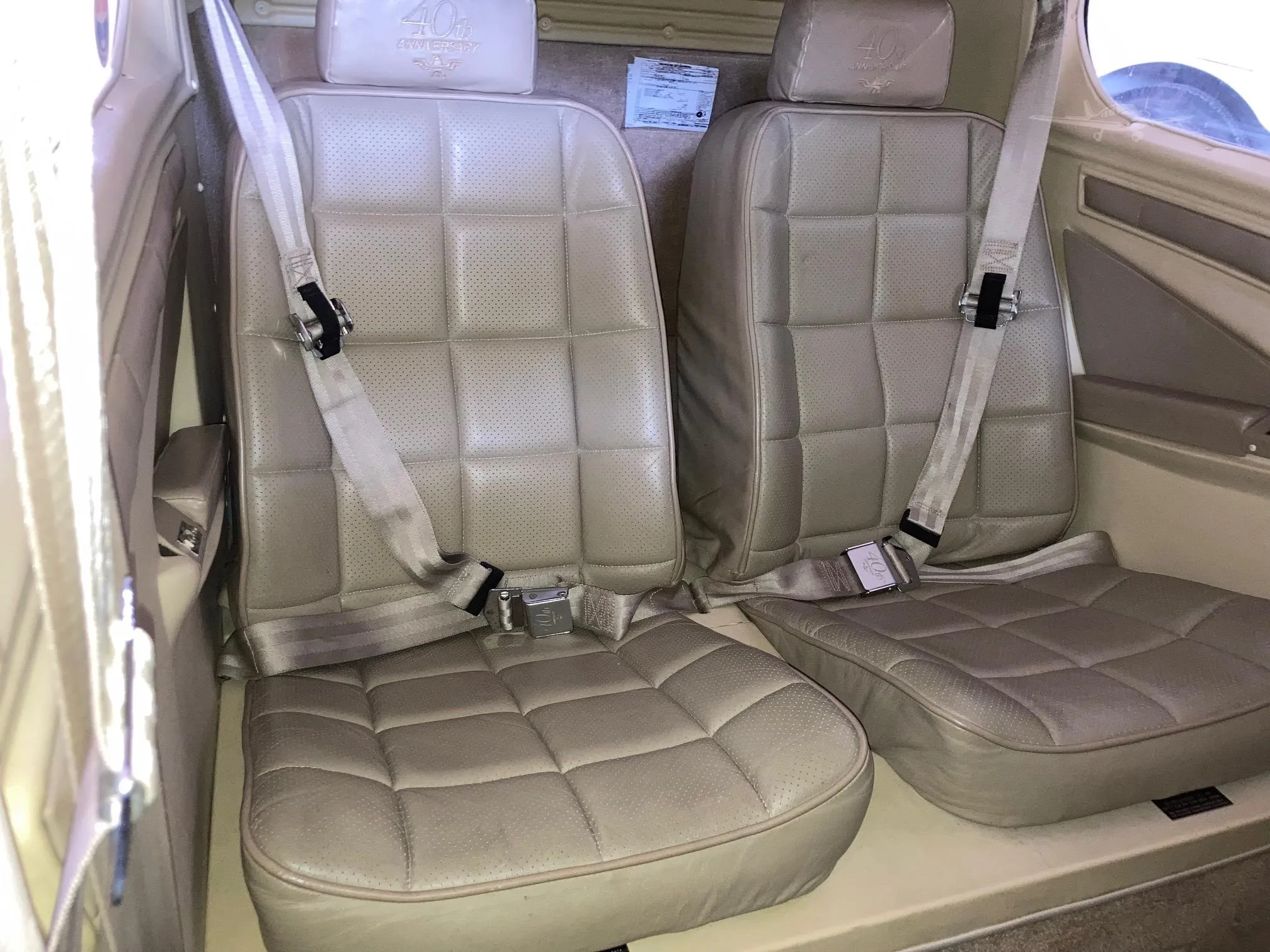 Cabin interior of a 1994 MOONEY M20J MSE.