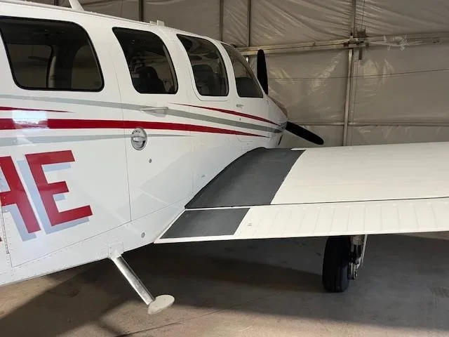 Exterior view of a 2016 BEECHCRAFT G36 BONANZA, N36HE.